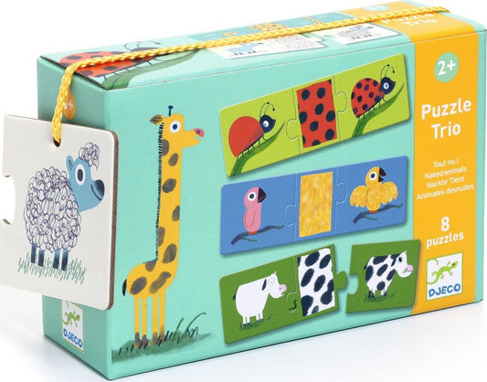 Djeco Trio Puzzles - Various Designs