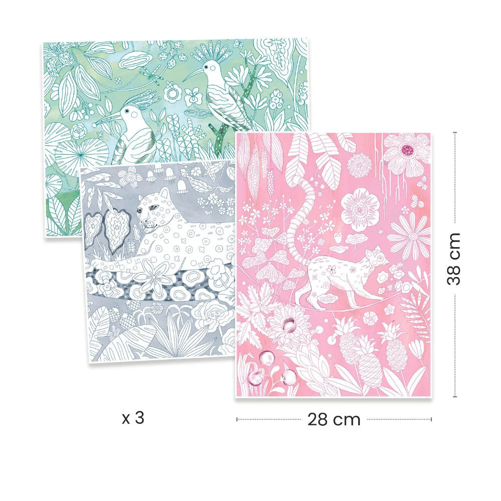 Djeco Colouring Gallery - Various Designs