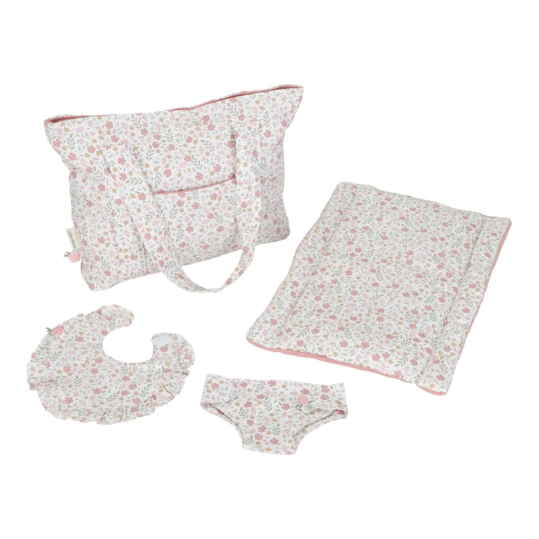Little Dutch Doll Diaper Bag Soft Flowers
