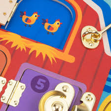 Tooky Toy Latches Activity Board