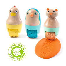 Djeco Wooden Modelling Rollers - My Plastirollers