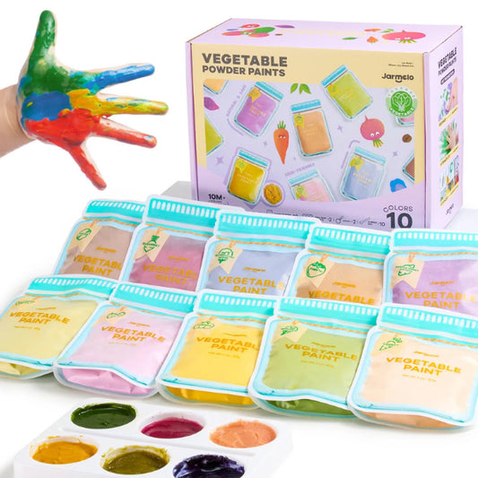 Jar Melo Baby Safe Vegetable Powder Finger Paint Set