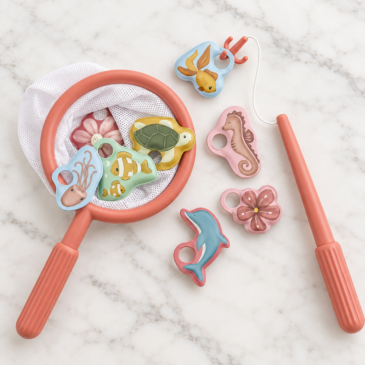 Little Dutch Bath Fishing Toys Set