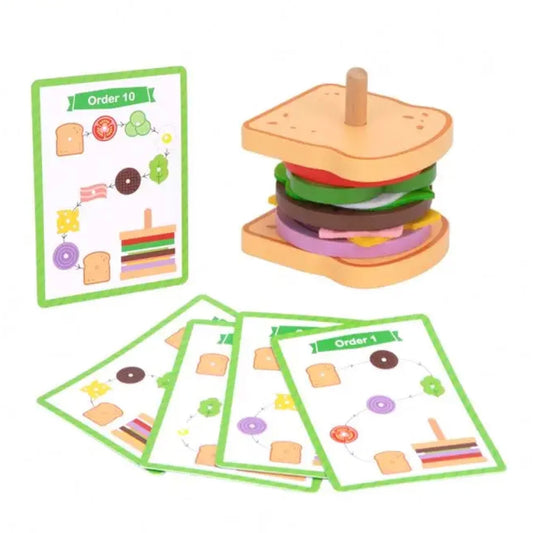 Tooky Toy Making Sandwich - Stacking & Sequencing Activity Toy