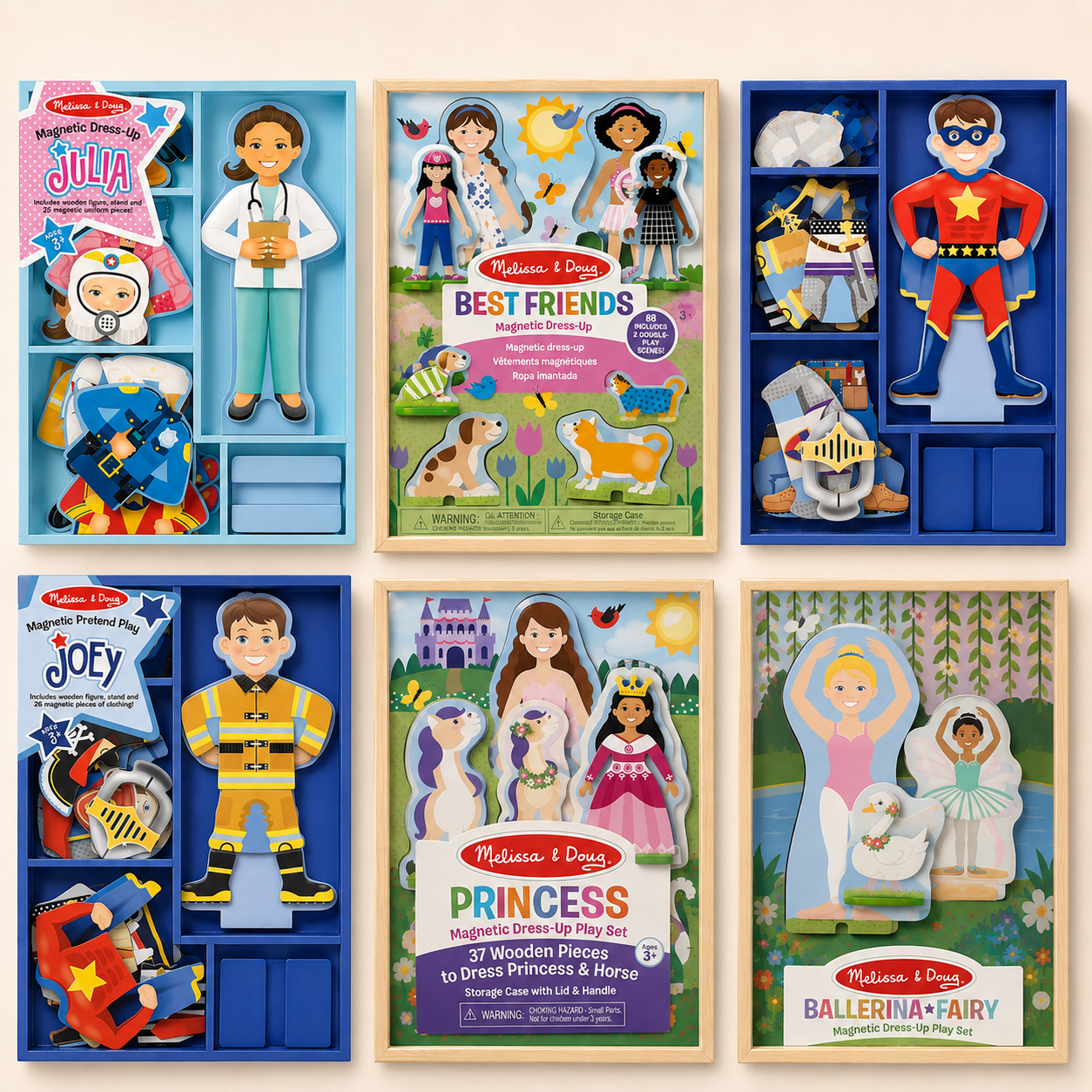 Melissa & Doug Magnetic Dress Up Set - Various