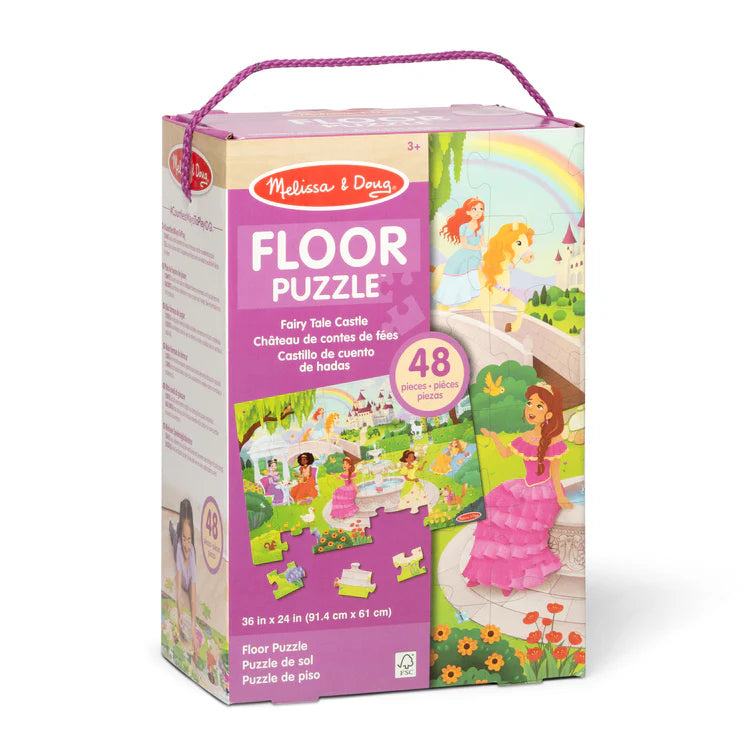 Melissa & Doug Fairy Tale Castle Floor Puzzle - 48 Piece
