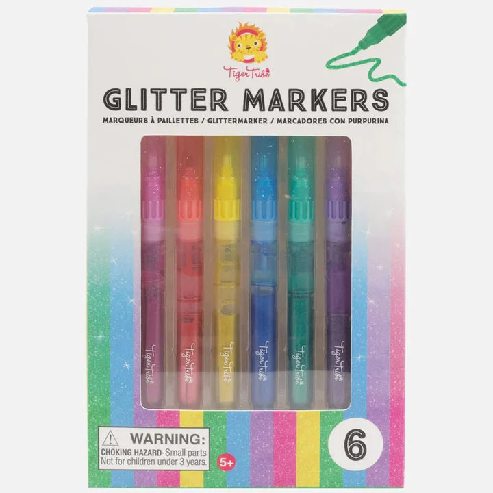 Tiger Tribe Glitter Markers