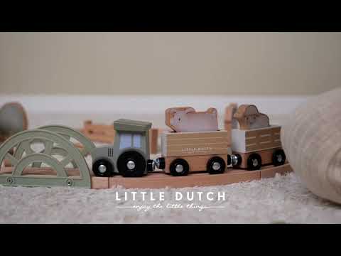 Little Dutch Wooden Train Track - Little Farm