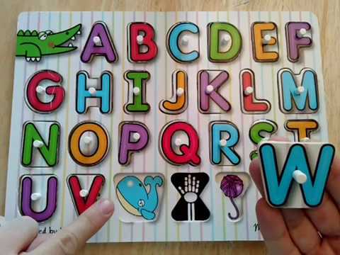 Melissa & Doug Alphabet Peg Puzzle