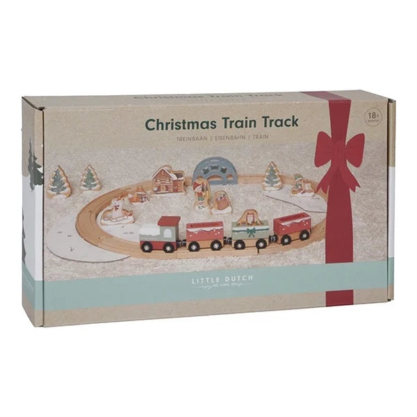 Little Dutch Wooden Train Set - Christmas