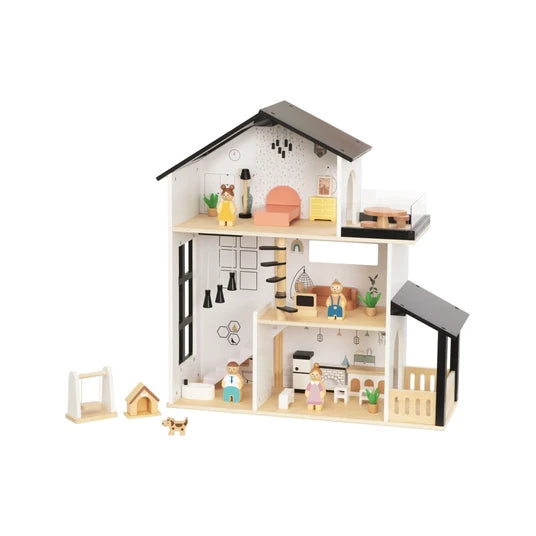TookyToy Doll House with Accessories