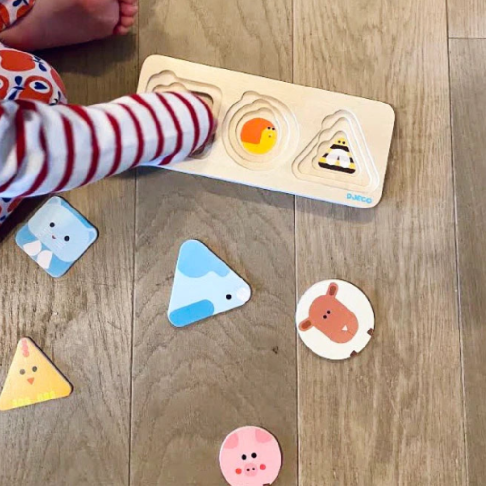 Djeco AnimaBasic Wooden Puzzle