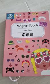 Crazy Faces Magnetic Book