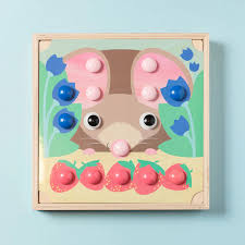 Tiger Tribe Button Puzzle - Animals