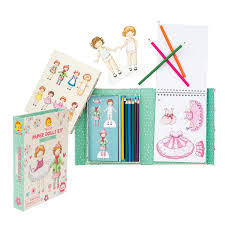 Tiger Tribe Paper Dolls Kit - Vintage