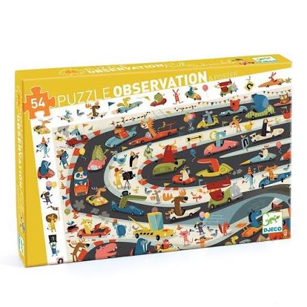 Djeco Observation Puzzle Car Rally