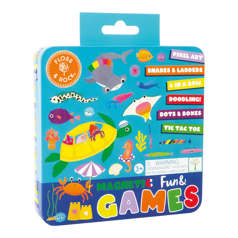 Floss & Rock Magnetic Fun & Games Tin - Various Designs