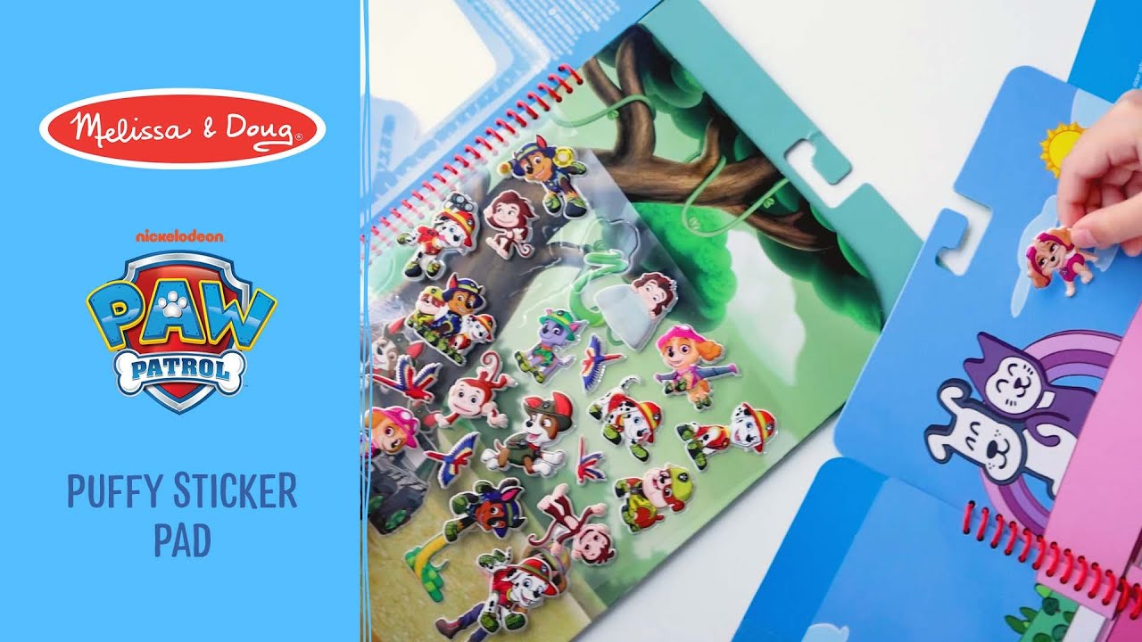 Melissa and Doug Paw Patrol Puffy Sticker Sets