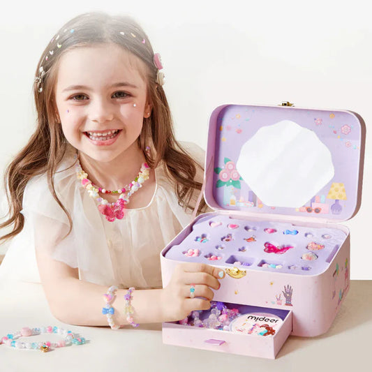 Mideer Kids Charm Bracelet Kit with Jewellery Box