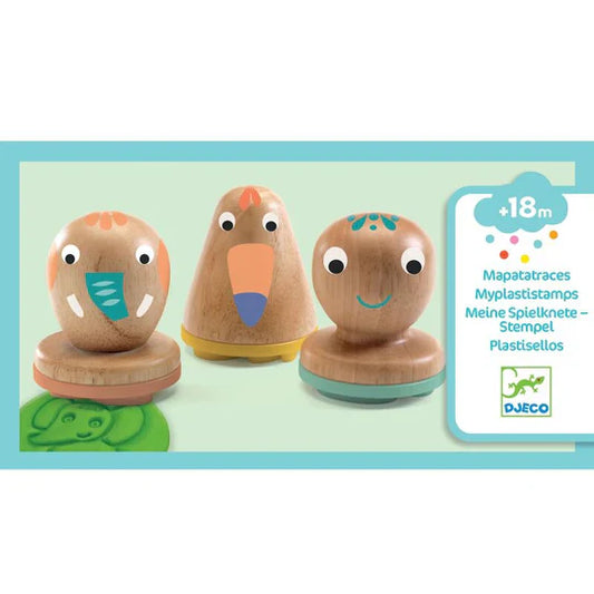 Djeco Modelling Stamp Set- My Plastistamps