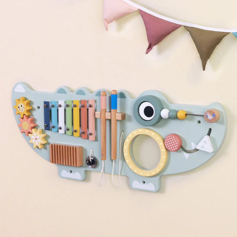 TookyToy Crocodile Wall Mounted Activity Toy