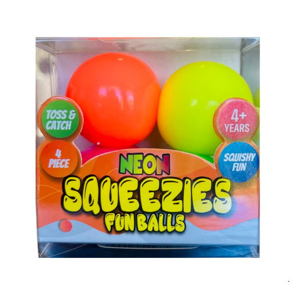 Neon Squeezies Fun Balls