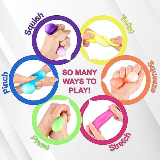 Neon Squeezies Fun Balls