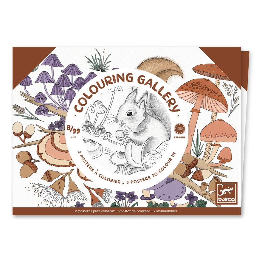 Djeco Colouring Gallery - Various Designs