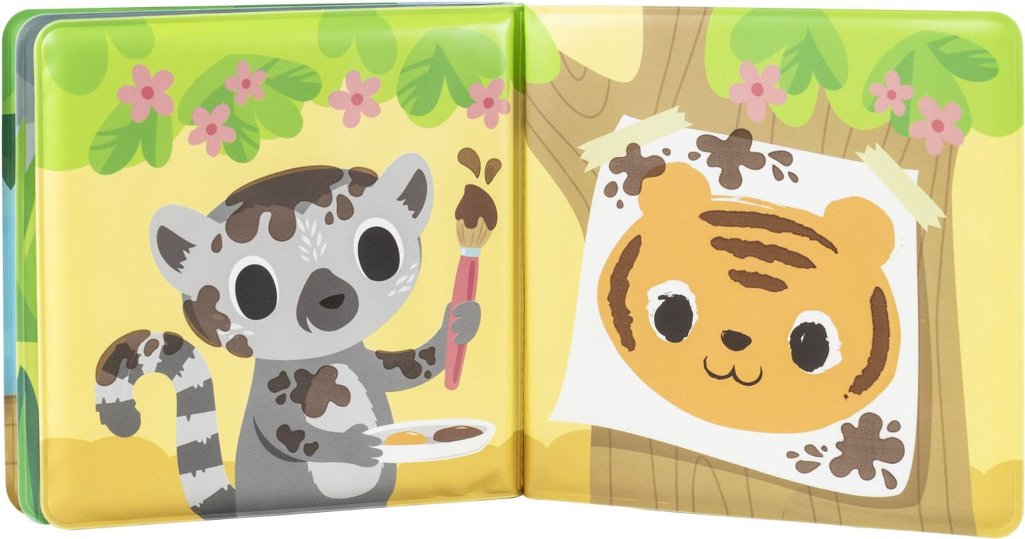 Tiger Tribe Bath Book - Messy Jungle