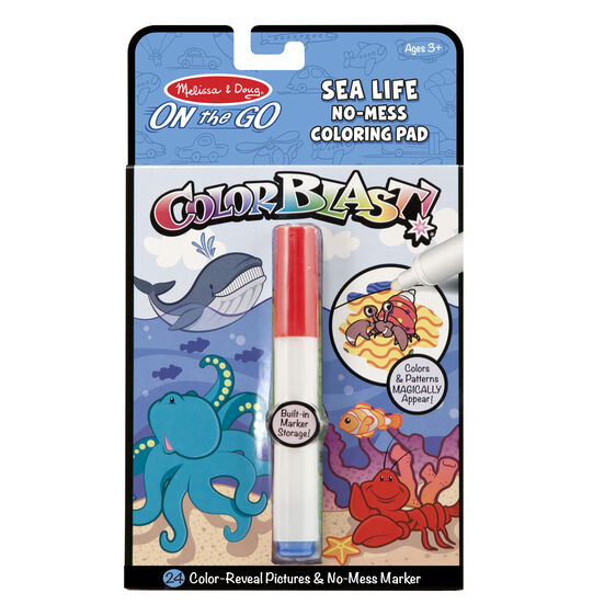 Melissa & Doug On The Go Colour Blast No-Mess Colouring Pad