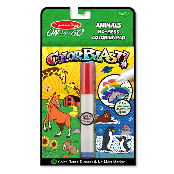 Melissa & Doug On The Go Colour Blast No-Mess Colouring Pad