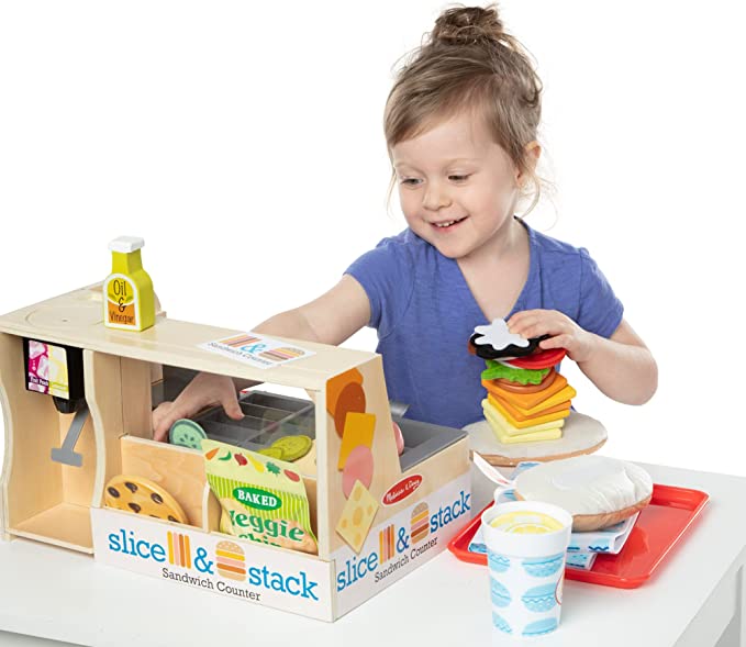 Melissa & Doug Slice & Stack Sandwich Counter