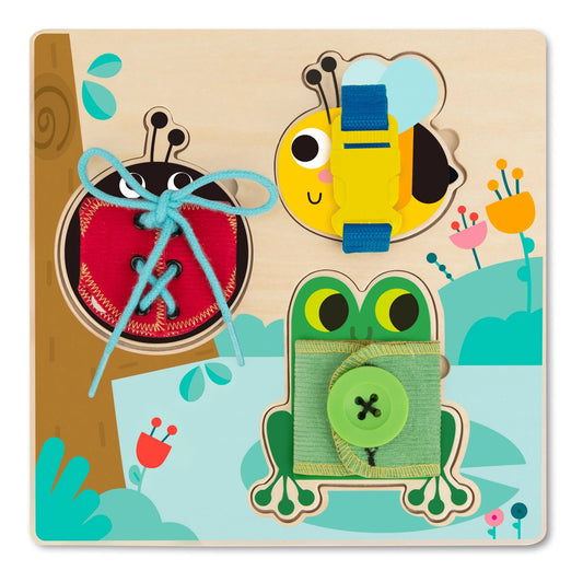 Tooky Toy - Wooden Basic Skills Board