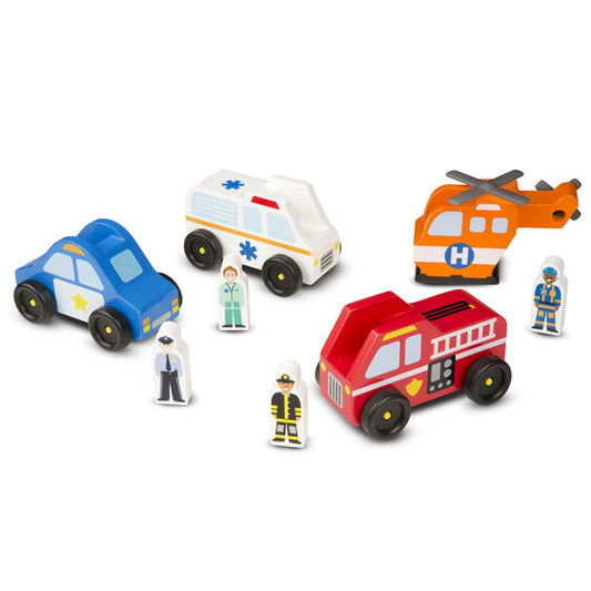 Melissa and Doug Emergency Vehicle Set