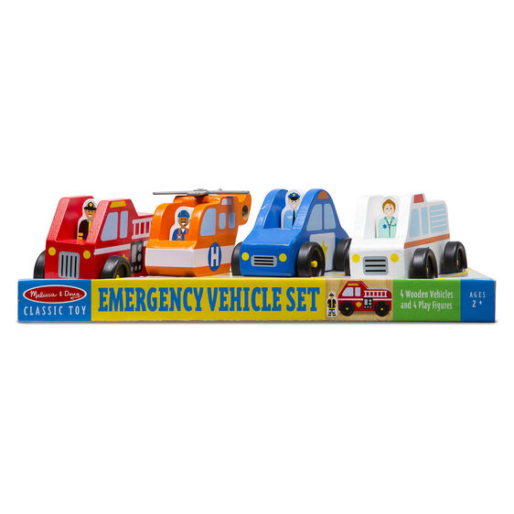 Melissa and Doug Emergency Vehicle Set