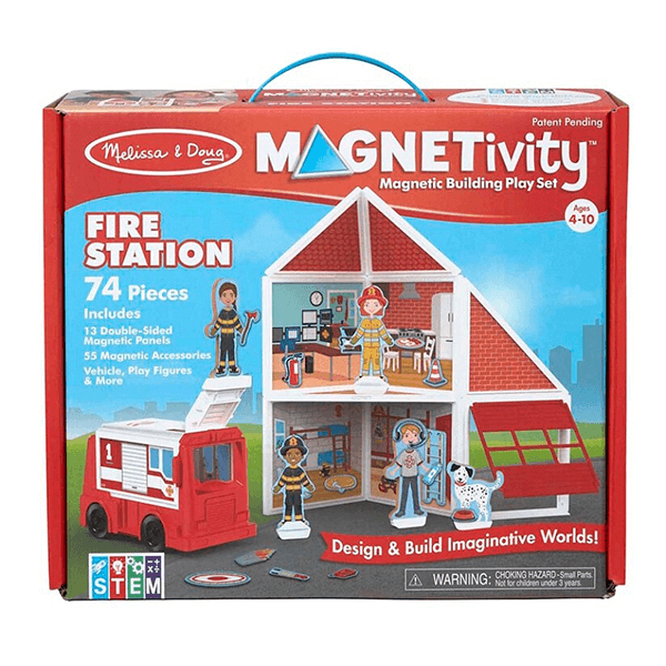 Melissa and Doug Fire Station Magnetivity