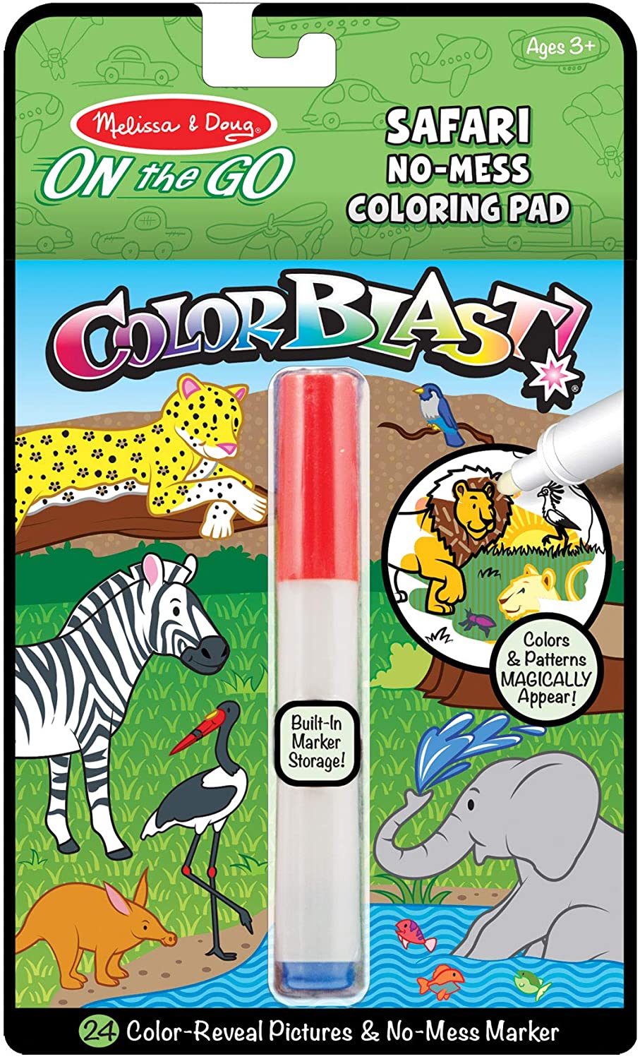 Melissa & Doug On The Go Colour Blast No-Mess Colouring Pad