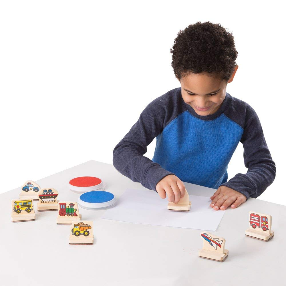 Melissa and Doug My First Wooden Stamp Set: Vehicles