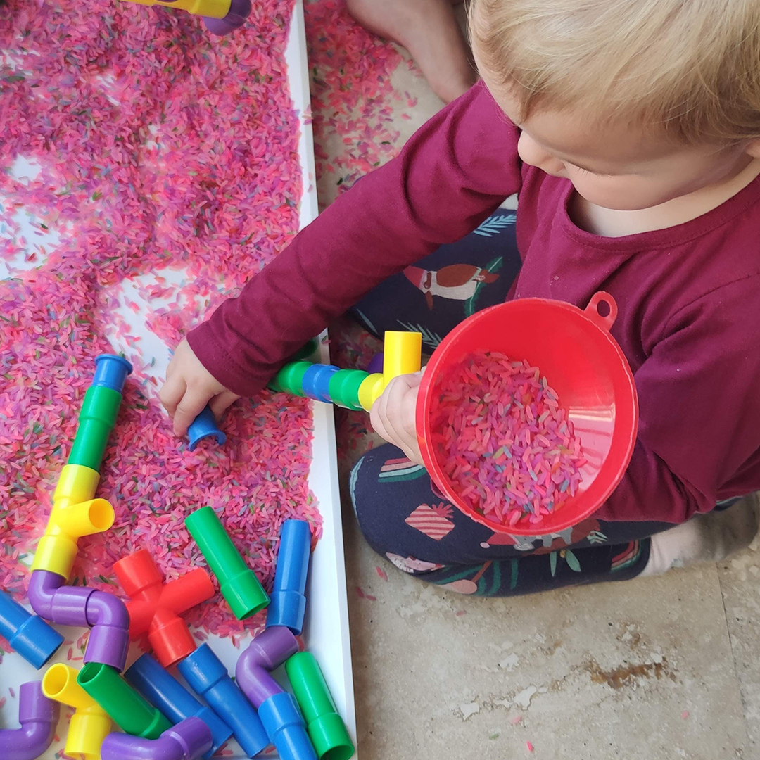 Tubes & Wheels in a container